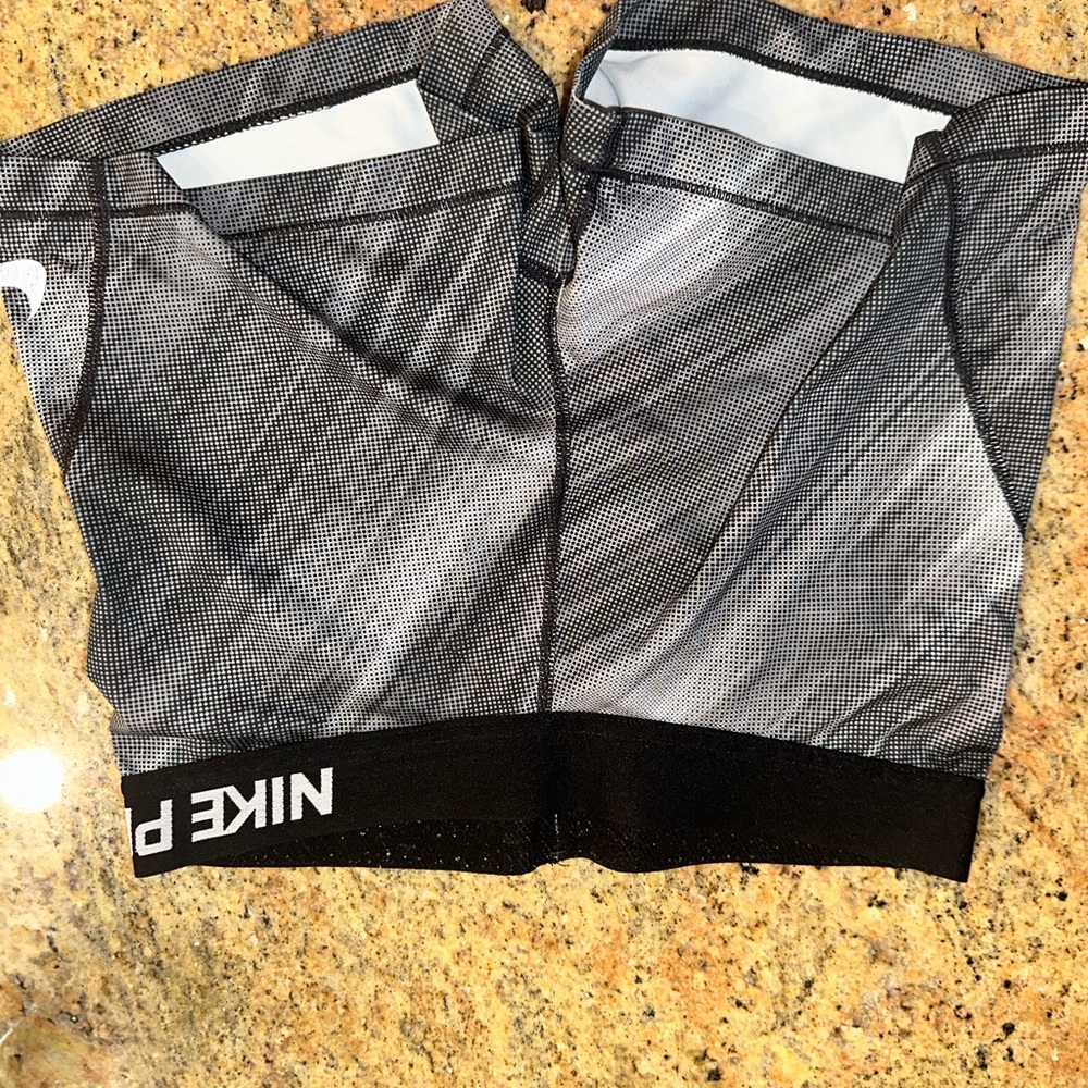 Nike Black and White Sports Shorts